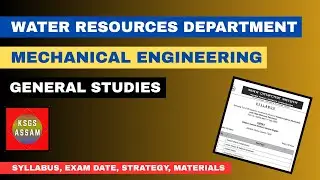 APSC | Water Resources Department | Mechanical Engineering | General Studies |
