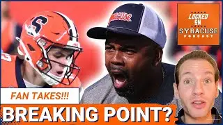 DISASTER: Syracuse Football's QB Situation has reached a BREAKING Point | Is Fran Brown LOST?