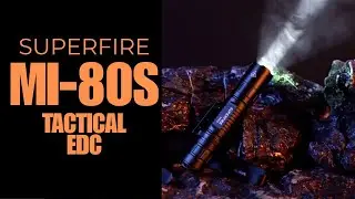 SuperFire MI80-S #flashlight #edc #tacticalflashlight 1100 люмен 15 Вт Работает от аккумулятора #18650