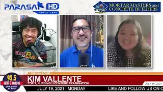 [FULL INTERVIEW] TOP 3, NURSING LICENSURE EXAMINATION | KIM VALLENTE