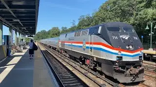 MTA MNRR / Amtrak: Hudson Line and Empire Line Train Action @ Riverdale (M3A, M7A, P32, GP35R)