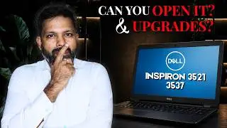 Dell Inspiron 3521 3537: How to disassemble base & upgrade replace ram motherboard ssd hdd keyboard