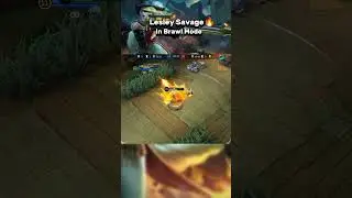 LESLEY SAVAGE🔥Gameplay in Brawl Mode #shorts #mlbb #lesleyml