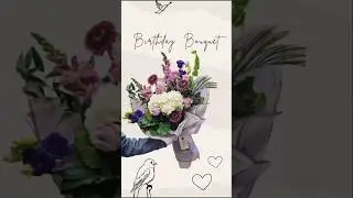 Birthday bouquet in a rush 💐 #springdiaries #adelerae #birthdaybouquet #flowers