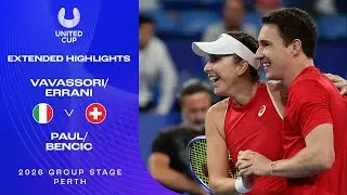 Vavassori/Errani v Paul/Bencic Extended Highlights | United Cup 2026 Group C