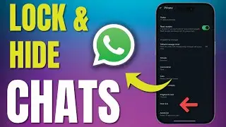 How to Lock and Hide WhatsApp Chats 2024 Feature | WhatsApp Chat Lock | How to Lock WhatsApp Chat