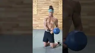 Tall Kneeling Alternating Kettlebell Hip to Halo