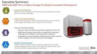 Workflows For Biotherapeutic Higher Order Structure Characterization Webinar with Acceleron Pharma