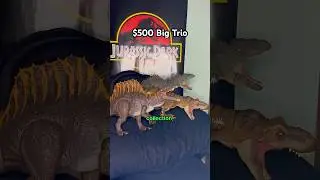 $10 Vs $1000 Big Trio | Jurassic World Rebirth #spinosaurus #trex #giganotosaurus