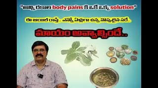 అన్ని రకాల Body Pains కి ఒకే ఆయుర్వేద ఆయిల్ | Natural Pain Relief | body p[pains