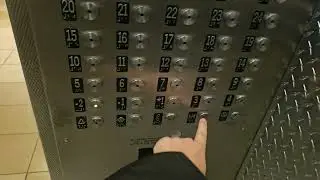 Z Flip 5: Schindlered 1981 Westinghouse Traction Service Elevator D | One Union Square | Seattle WA