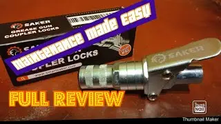 Saker Grease Gun Quick Connect #review #unboxing #saker #test #tools