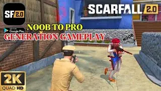 SCARFFALL 2.0 NOOB TO PRO 🧣🔥 | Progression Gameplay #scarfall #gaming #youtube 