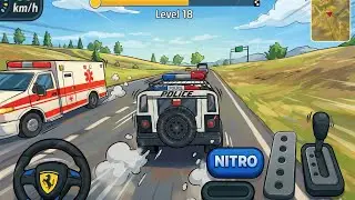 Police Car Chase Simulator 3D - Real City Cop Pursuit | Android Gameplay #4 | Darcrays Play