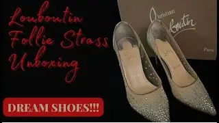 Christian Louboutin- Follies Strass 85mm Glitter heels Unboxing/reveal - Shoe talk
