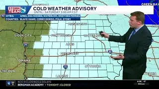 Iowa weather: Harsh winter temperatures continue into the weekend