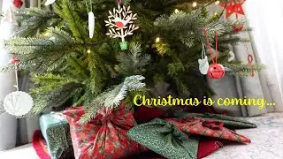 CHRISTMAS IS COMING! | Decorating Our Christmas Tree, Wrapping Gifts in Furoshiki Cloths