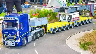 FANTASTIC RC TRUCKS, RC MACHINES, RC CONSTRUCTION SITE ACTION!! RC WHEEL LOADER LESU WA100M KOMATSU