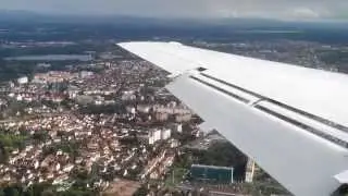 Approche + atterissage à Strasbourg Entzheim en Embraer 145 (RWY 23)