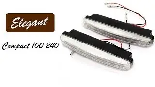 Elegant Compact 100 240 &mdash; дневные ходовые огни (ДХО, DRL) &mdash; видео обзор 130.com.ua