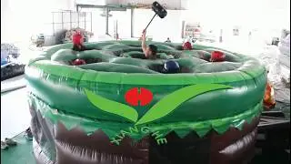 Human Whack A Mole inflatable