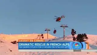 Caught on camera: 150 skiers rescued in French Alps