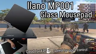 Стеклянный коврик для мыши llano MP001 для FPS (мне очень нравится)