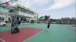 SIBOASI newest model App control and remote Professional basketball training machine K2100A