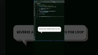 Reverse array element. #js #frontend #shorts #short, #shortvideo, #subscribe
