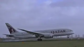 Qatar Airways - Boeing 787-8 Dreamliner A7-BCD QR273 - Landing on Schiphol Airport, Amsterdam