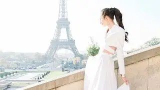 Paris Bride Wedding Video | BEAUTIFUL BRIDE AT THE EIFFEL TOWER