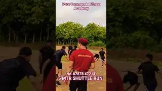 5 mtr shuttle run para Commando test shorts Video