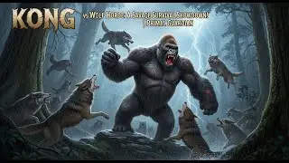 KONG vs Wolf Horde: A Savage Survival Showdown! | Primal Guardian