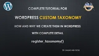 WordPress Custom Taxonomies|How and Why to Create Them in wordpress |Custom Taxonomies in Wordpress