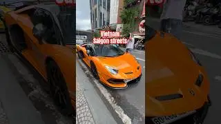 Vietnam super cars! #ferrari #lamborghini #mclaren #f1 #supercars #money #saigon #hochiminhcity