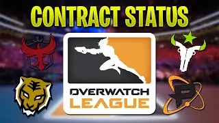 OVERWATCH LEAGUE 2021 CONTRACT STATUS FOR ALL TEAMS