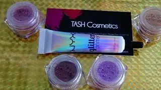 Swatch Video Of Some Tash Cosmetics Eye Candy Glitters | Caralyn Beauty