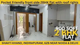 Affordable 🔥 Front side 2BHK flat with roof rights near vaishali metro in Indirapuram Ghaziabad 