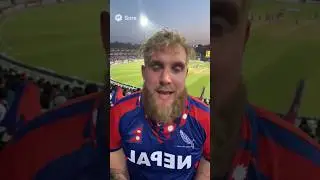 Jack paul support Nepali cricket team #funny #ekmotahathighumechala #trindingshorts #comedy #comedy