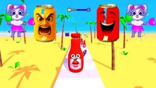 Juice Run -- Red Vs Green Vs Yellow Level 226 - Video Games // Mobile Gameplay 