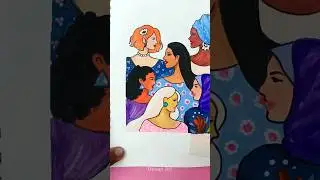 Happy Women's Day 👸 #shorts #art #viral