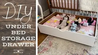 DIY Under Bed Storage Drawer - Super Simple