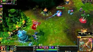 League of Legends - Lee Sin Flying Kick Bug