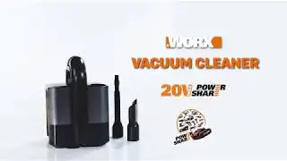 Worx WX030 Cordless Compact Vacuum Cleaner