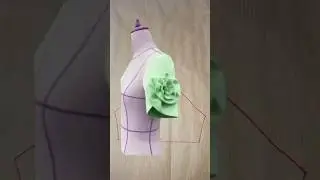 Rose Sleeve Design #sewing #ussewtips #sewingtutorial #shortvideo #fashion #sleevesdesign