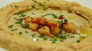 Hummus Recipe  - Authentic Middle Eastern Chickpea Dip VideoCulinary