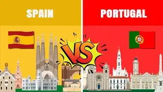 Spain vs Portugal | Country Comparison | Data Around The World