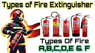 Types Of Fire Extinguishers And its Uses | Fire Extinguisher