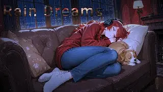 Rain Dreams & Fireplace Ambience for Deep Sleep