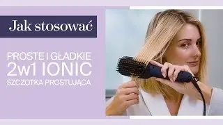 MONAT Spos&oacute;b użycia I Jonizująca Szczotka Prostująca MONAT Straight & Smooth 2-in-1